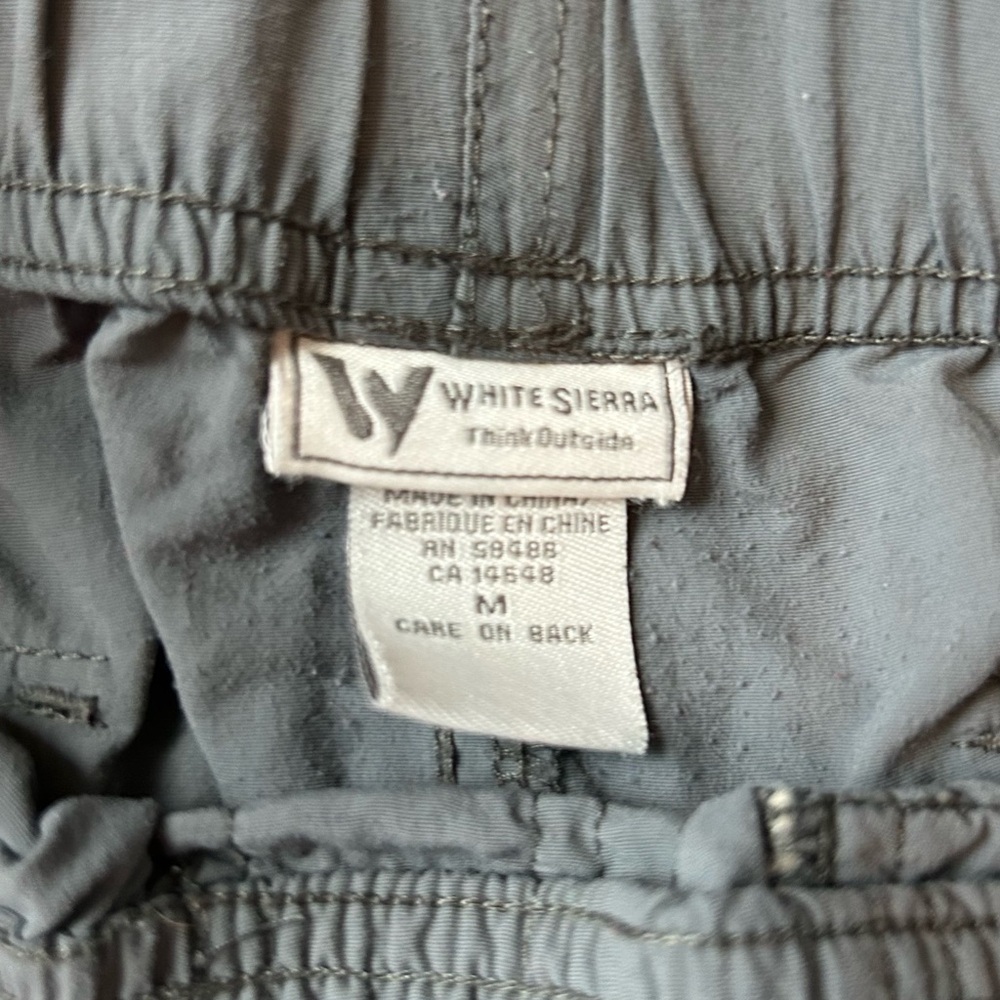 White Sierra Kids Gray Cargo Shorts - Picture 4 of 6